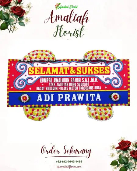 Papan Bunga Ucapan Selamat Kwaron